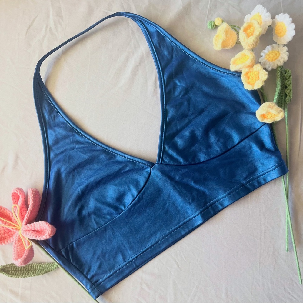 SHEIN Deep Blue Bralette